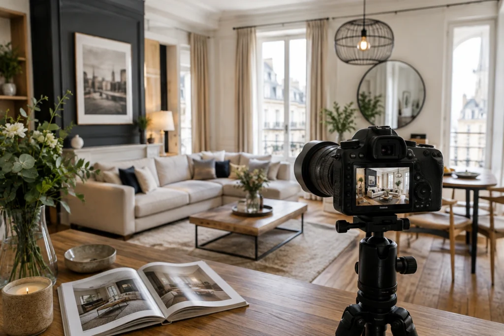 Shooting professionnel d’un logement de location courte durée à Rouen